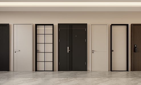 Modern door 3d model