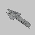 Aggressor-class interstellar destroyer 3d model