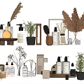 Bathing products combination 3d model
