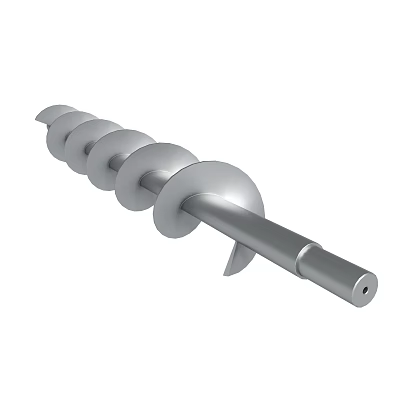 Continuous spiral blade wholesale forming machine stainless steel large diameter auger blade conveyor shaftless spiral blade 3d model