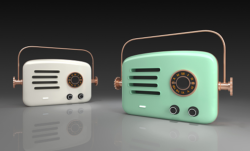 Modern Radio 3d model