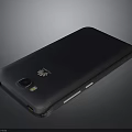 Huawei Smartphone Back View Featuring Dark Blue Design And Camera Module 3d model