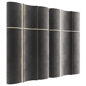 Modern background wall 3d model