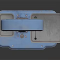 Vintage Blue TISAGHE Scale With Metal Trays And Retro Design