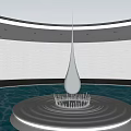 Modern Urban Sculpture 3d model