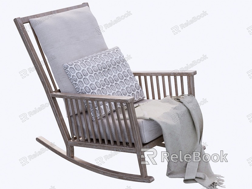 New Chinese Outdoor Seat Solid Wood Seat model