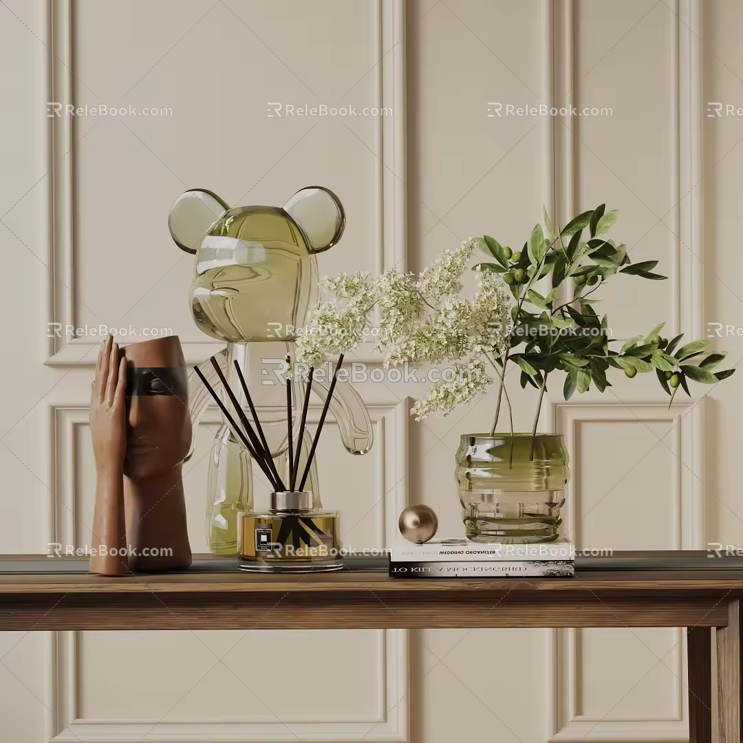 Modern ornaments combination 3d model