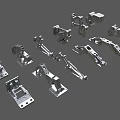 Various Styles of Durable Metal Hinges for Furniture and Cabinet Hardware Applications