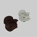White Leather Recliner Chair Cozy Padded Design With Footrest Armrests And Wooden Accents