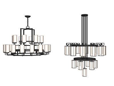 New Chinese Chandelier Iron Chandelier model