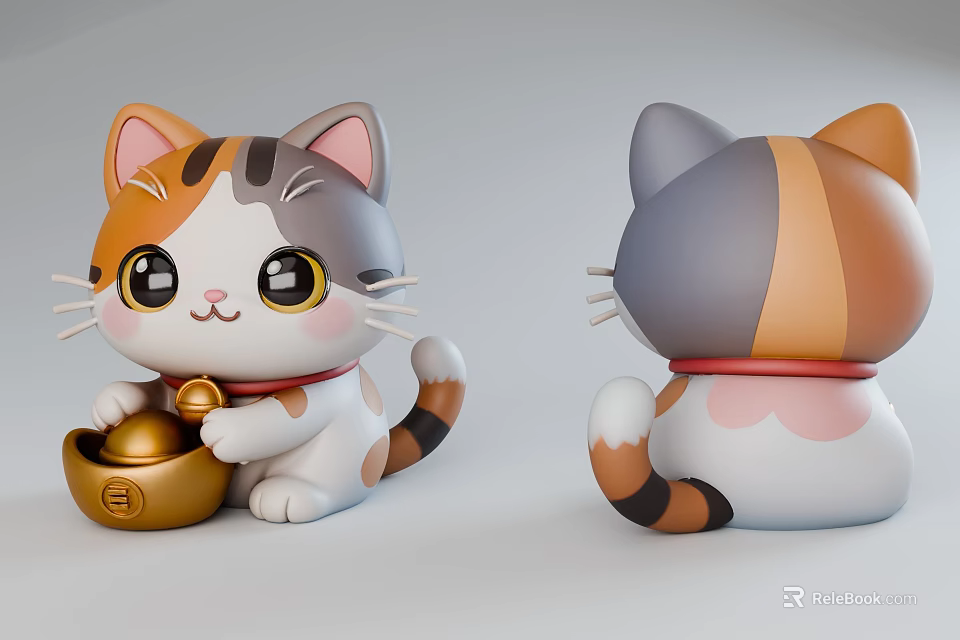 Vibrant Reptile Lizard Basking On Warm Rock In Natural Desert Habitat 3d model 