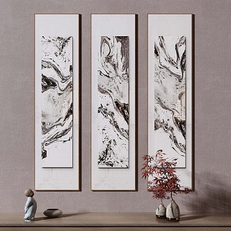 New Chinese Decorative Painting 3d model