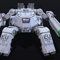 Modern Robot Mechanical Fighter A 3d model