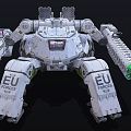 Modern Robot Mechanical Fighter Fighter A 3d model