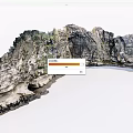 rock wall 3d model