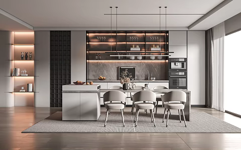 Modern Restaurant 3d model