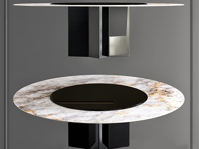 Table Round Table Coffee Table 3d model