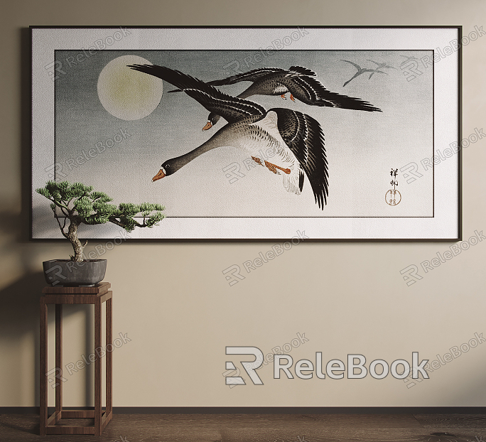 New Chinese Animal Painting Decorative Painting model