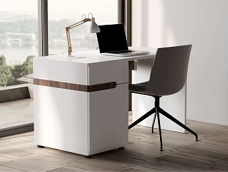Modern desks and chairs desks and chairs 3d model