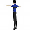 Cartoon Boy Man Cartoon Animation Movie Game Animation Secondary Student 3d model