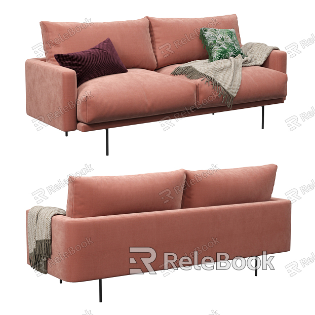 Double sofa model