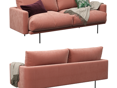 Double sofa model