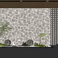 Modern water pattern decorative lamp 3d model