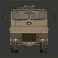 Military Sand Colored Armored Combat Tank With Turret And Tracked Design