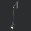 Tomahawk Game Axe Ares Axe Mountain Axe Pangu Axe Firewood Axe Cold Weapon Low Face Number Low Model Simple Model Movie Level Realistic 3d model