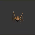 grasshopper insect cartoon locust animation locust anime locust anime game character 3d model