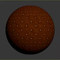 High Quality Red Sphere Sports Equipment With Diamond Stitching And Gold Studs