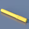 Colorful Stationery Organizers With Yellow Square And Star Patterned Pen Holders And Colored Pencils