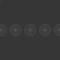 Minimalist Wooden Component With Spherical Shape And Gray Color Samples For Modern Interior Design