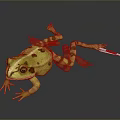 Frog Poison Frog Game Frog Reptile Cold Blooded Animal Reptile 3d model