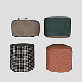 Modern sofa stool 3d model
