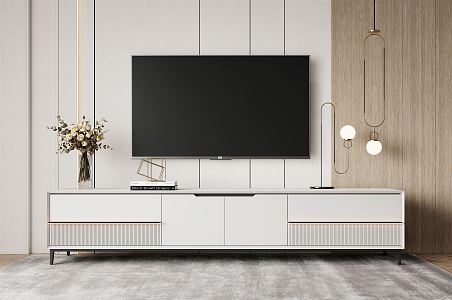 Modern TV Cabinet Simple TV Cabinet 3d model