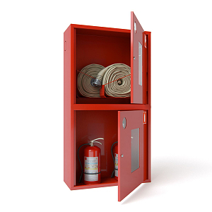 Modern Fire Cabinet Fire Cabinet Fire Hydrant Fire Extinguisher 3d model