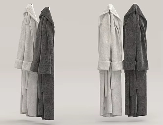 Bath towel pajamas 3d model