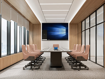 Modern Conference Room 3d model