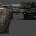Weapon Sci-Fi Pistol 3d model