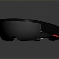 Advanced Electronic Smart Glasses With Modern Design Digital Display And Red Indicator