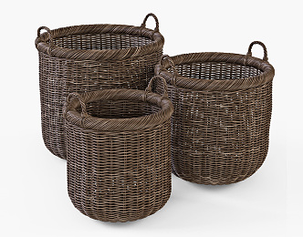 Modern Storage Basket Storage Frame 3d model