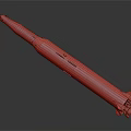 Realistic Detailed White Rocket Model With Multiple Stages Boosters And Sleek Design 3d model
