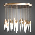 Light Luxury Chandelier Light Fixtures 3d model