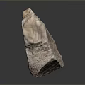 Natural Stone Wood Decorative Piece With Rustic Texture And Organic Design