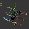 Varied Tactical Firearms Collection Including Assault Rifles With Scopes And Magazines