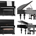 Professional Musical Instruments And Art Supplies Including Pianos Brushes And Paint Sets