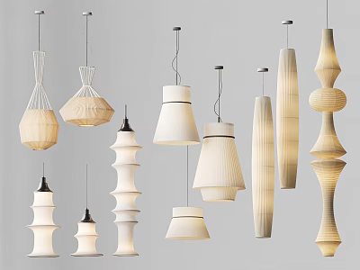 Modern chandelier 3d model
