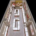 Light Luxury Jewelry Store 3d model