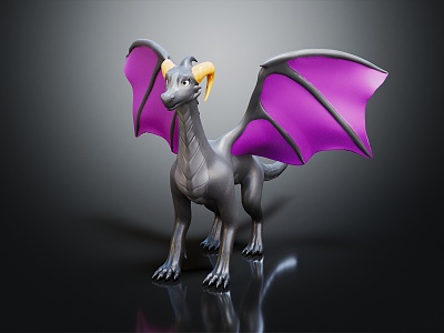 Modern Pterosaur Fantasy Dragon Western Dragon model